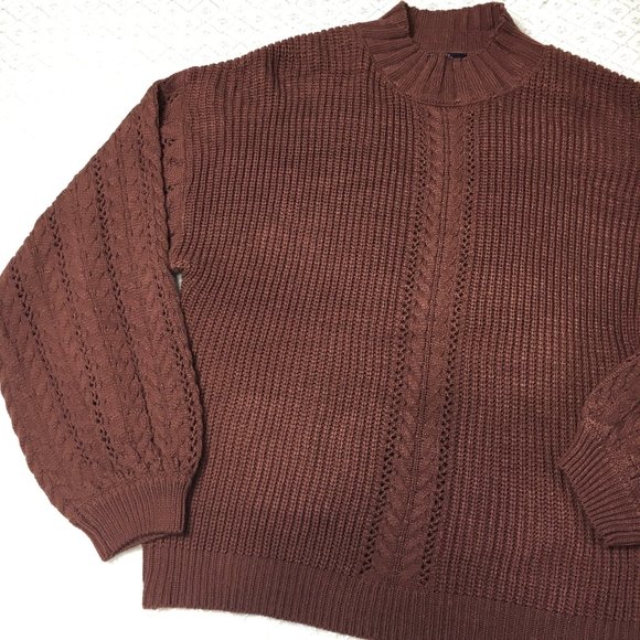 NWOT Olivia Sky Loose Turtleneck Sweater - Picture 2 of 9
